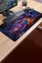 SonicTouch Klavye Mousepad 40x90cm Neon Hayat Ağacı Dikişsiz Pürüzsüz Sıvı Geçirmez Kaymaz Taban