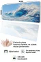 SonicTouch Klavye Mousepad 40x90cm Turkuaz Dalgalar Dikişsiz Pürüzsüz Sıvı Geçirmez Kaymaz Taban
