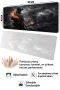 SonicTouch Klavye Mousepad 40x90cm Ateş Hattı Dikişsiz Pürüzsüz Sıvı Geçirmez Kaymaz Taban