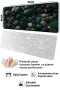 SonicTouch Klavye Mousepad 40x90cm Orman Mücevherleri Dikişsiz Pürüzsüz Sıvı Geçirmez Kaymaz Taban