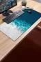 SonicTouch Klavye Mousepad 40x90cm Sonsuz Okyanus Dikişsiz Kenar Pürüzsüz Sıvı Geçirmez Kaymaz Taban