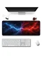 SonicTouch Klavye Mousepad 40x90cm Elementlerin Savaşı Dikişsiz Pürüzsüz Sıvı Geçirmez Kaymaz Taban