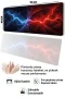 SonicTouch Klavye Mousepad 40x90cm Elementlerin Savaşı Dikişsiz Pürüzsüz Sıvı Geçirmez Kaymaz Taban