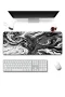 SonicTouch Klavye Mousepad 40x90cm Gece Girdabı Dikişsiz Pürüzsüz Sıvı Geçirmez Kaymaz Taban