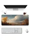 SonicTouch Klavye Mousepad 40x90cm Fırtına Vadisi Dikişsiz Pürüzsüz Sıvı Geçirmez Kaymaz Taban