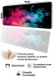 SonicTouch Klavye Mousepad 40x90cm Neon Duman Dansı Dikişsiz Pürüzsüz Sıvı Geçirmez Kaymaz Taban