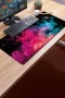 SonicTouch Klavye Mousepad 40x90cm Neon Duman Dansı Dikişsiz Pürüzsüz Sıvı Geçirmez Kaymaz Taban