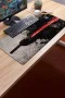 SonicTouch Klavye Mousepad 40x90cm Kızıl Katana Dikişsiz Pürüzsüz Sıvı Geçirmez Kaymaz Taban