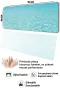 SonicTouch Klavye Mousepad 40x90cm Mavi Huzur Dikişsiz Kenar Pürüzsüz Sıvı Geçirmez Kaymaz Taban
