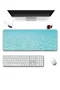 SonicTouch Klavye Mousepad 40x90cm Mavi Huzur Dikişsiz Kenar Pürüzsüz Sıvı Geçirmez Kaymaz Taban