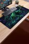 SonicTouch Klavye Mousepad 40x90cm Neon Bull Market Dikişsiz Pürüzsüz Sıvı Geçirmez Kaymaz Taban