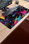 SonicTouch Klavye Mousepad 40x90cm Retro Patlama Dikişsiz Pürüzsüz Sıvı Geçirmez Kaymaz Taban
