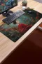 SonicTouch Klavye Mousepad 40x90cm Kızıl Akvaryum Dikişsiz Pürüzsüz Sıvı Geçirmez Kaymaz Taban