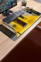 SonicTouch Klavye Mousepad 40x90cm Sarı Durak Dikişsiz Pürüzsüz Sıvı Geçirmez Kaymaz Taban