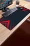 SonicTouch Klavye Mousepad 40x90cm Kırmızı Hücum Dikişsiz Pürüzsüz Sıvı Geçirmez Kaymaz Taban