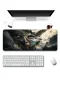 SonicTouch Klavye Mousepad 40x90cm Baykuş Ruhu Dikişsiz Pürüzsüz Sıvı Geçirmez Kaymaz Taban
