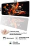 SonicTouch Klavye Mousepad 40x90cm Turuncu Akış Dikişsiz Pürüzsüz Sıvı Geçirmez Kaymaz Taban