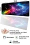 SonicTouch Klavye Mousepad 40x90cm Nebula Ufku Dikişsiz Pürüzsüz Sıvı Geçirmez Kaymaz Taban