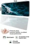 SonicTouch Klavye Mousepad 40x90cm Mavi Derinlik Dikişsiz Kenar Pürüzsüz Sıvı Geçirmez Kaymaz Taban