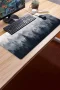 SonicTouch Klavye Mousepad 40x90cm Kuzey Ormanları Dikişsiz Pürüzsüz Sıvı Geçirmez Kaymaz Taban