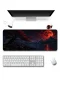 SonicTouch Klavye Mousepad 40x90cm Gotik Göl Dikişsiz Pürüzsüz Sıvı Geçirmez Kaymaz Taban