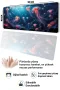 SonicTouch Klavye Mousepad 40x90cm Işıltılı Derinlikler Dikişsiz Pürüzsüz Sıvı Geçirmez Kaymaz Taban