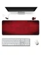SonicTouch Klavye Mousepad 40x90cm Kızıl Doku Dikişsiz Pürüzsüz Sıvı Geçirmez Kaymaz Taban