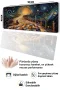 SonicTouch Klavye Mousepad 40x90cm Kozmik Mozaik Yol Dikişsiz Pürüzsüz Sıvı Geçirmez Kaymaz Taban