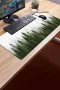 SonicTouch Klavye Mousepad 40x90cm Sisli Çamlar Dikişsiz Kenar Pürüzsüz Sıvı Geçirmez Kaymaz Taban