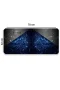 SonicTouch Mavi Devre Desenli Kaymaz Gaming Oyuncu Masaüstü Dikişsiz Klavye Mouse Pad 32x70Cm