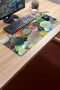 SonicTouch Renkli Çakmak Taşları Gamer Oyuncu Dikişsiz Sıvı Geçirmez Klavye Mouse Pad 32x70Cm