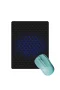 SonicTouch Mavi Siyah Petek Desenli Kaydırmaz Gaming Oyuncu Masaüstü Dikişsiz Mouse Pad 17x21cm