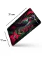 SonicTouch Sinek Kuşu Temalı Pembe Zambak Çiçekli Kaydırmaz Gaming Oyuncu Dikişsiz Mouse Pad17x21cm