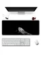 SonicTouch Klavye Mouse Pad 32x70Cm Siyah Dağ Temalı Gamer Oyuncu Sıvı Geçirmez Pürüzsüz Yüzey