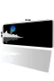 SonicTouch Mavi Ay Karanlık Ufuk Gamer Oyuncu Dikişsiz Sıvı Geçirmez Klavye Mouse Pad 32x70Cm