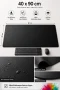 SonicTouch Siyah XXL Gamer Klavye Mouse Pad 40x90cm Kaymaz Tabanlı Dikişsiz Pürüzsüz Yüzey
