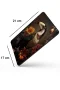 SonicTouch Tukan Papağını Kaydırmaz Gaming Oyuncu Dikişsiz Kahverengi Sarı Mouse Pad17x21cm