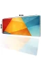 SonicTouch UltraGrand Geometrik Renkler Gamer Oyuncu Xxl Sarı Kırmızı Klavye Mouse Pad 40x90Cm