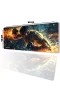 SonicTouch UltraGrand Ring Ateşi Boksör Temalı Gamer Oyuncu Xxl Klavye Mouse Pad 40x90Cm