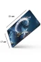 SonicTouch Yükselen Zafer Ay Yıldızlı Dağ Zirvesi Temalı Kaymaz Gaming Oyuncu Dikişsiz Mouse Pad 17x21cm
