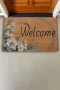 Valerine Life Beyaz Su Zambağı Welcome Kapı Önü Paspası 45x70cm