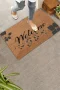 Valerine Life Ceviz Yaprağı Welcome Kapı Önü Paspası 45x70cm