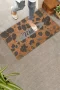Valerine Life Ceviz Yaprakları Welcome Kapı Önü Paspası 45x70cm