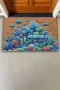 Valerine Life Deniz ve Balık Temalı Welcome Kapı Önü Paspası 45x70cm
