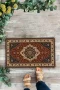 Valerine Life Kapı Önü Paspası 45x70cm Ev Ofis işyeri iç Dış Şahmeran Motifi Dijital Baskılı Kaymaz