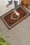 Valerine Life Kapı Önü Paspası 45x70cm Ev Ofis işyeri iç Dış Şahmeran Motifi Dijital Baskılı Kaymaz
