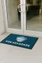 Valerine Life Diş Kliniği Turkuaz Renk Hoş Geldiniz Welcome Diş Doktoru Kapı Önü Paspası 45x70cm