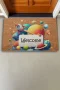Valerine Life Gezegen ve Roket Temalı Welcome Kapı Önü Paspası 45x70cm