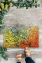 Valerine Life Renkli Kuşlar Hayat Ağacı Welcome Hoş Geldiniz Kapı Önü Paspası 45x70cm