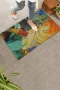 Valerine Life Renkli Yağlı Boya Tuvali Fırça Figürlü Welcome Hoş Geldiniz Kapı Önü Paspası 45x70cm